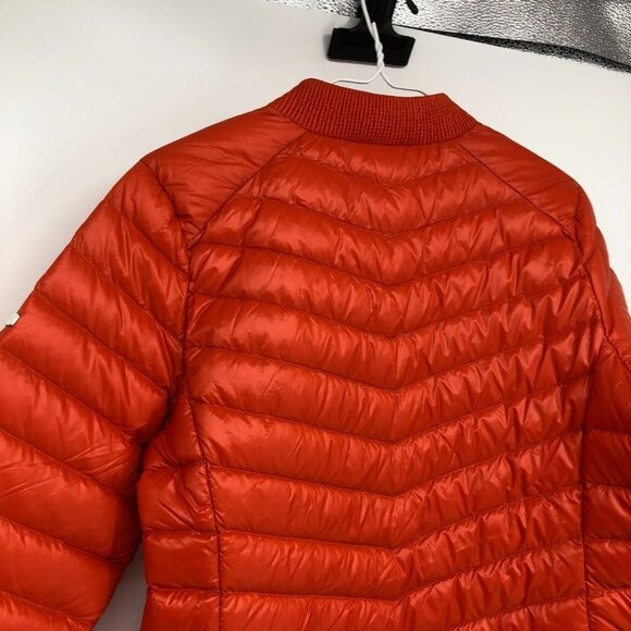 BMW Red puffer bomber jacket women’s small NWT S - Picture 10 of 16